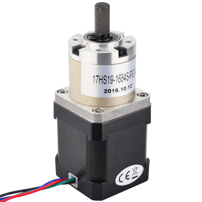 STEPPERONLINE 14:1 Planetary Gearbox High Torque Nema 17 Stepper Hobby DIY CNC Camera - Image 2